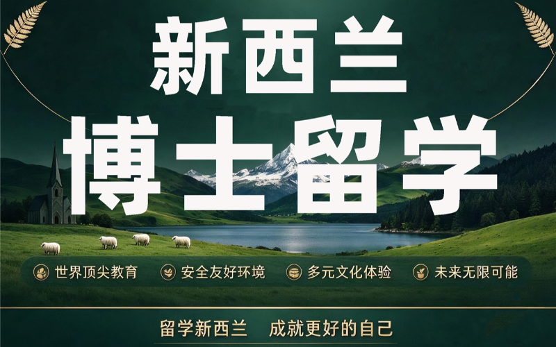 新西兰博士留学规划申请服务