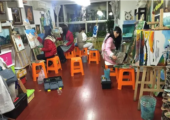 南京书东坡执笔画室