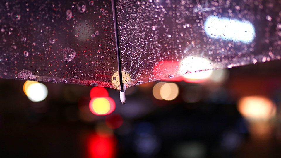 雨夜氛围感照片