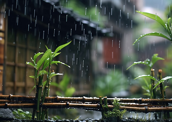 雨丝的拍摄