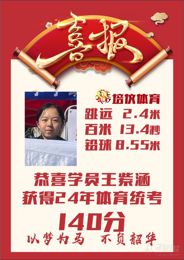 王紫涵24年体育高考