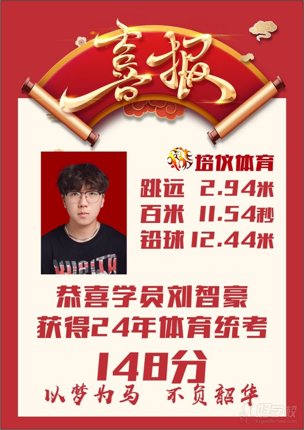 刘智豪24年体育高考