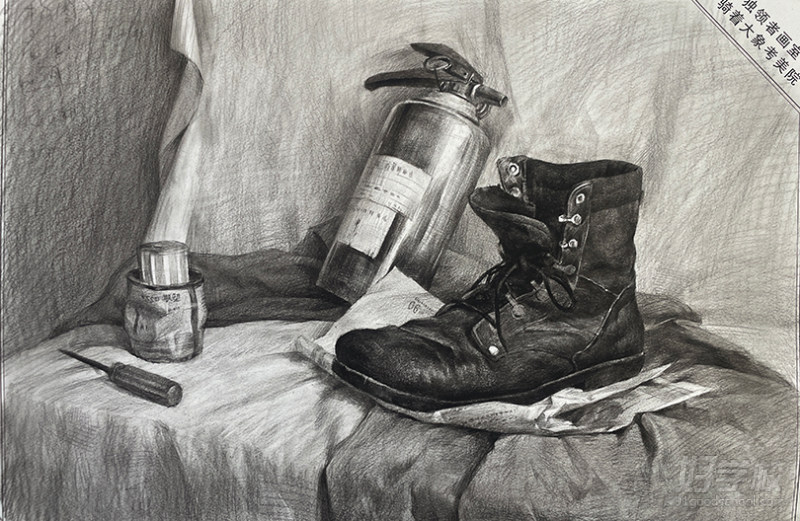 老师作品-素描静物