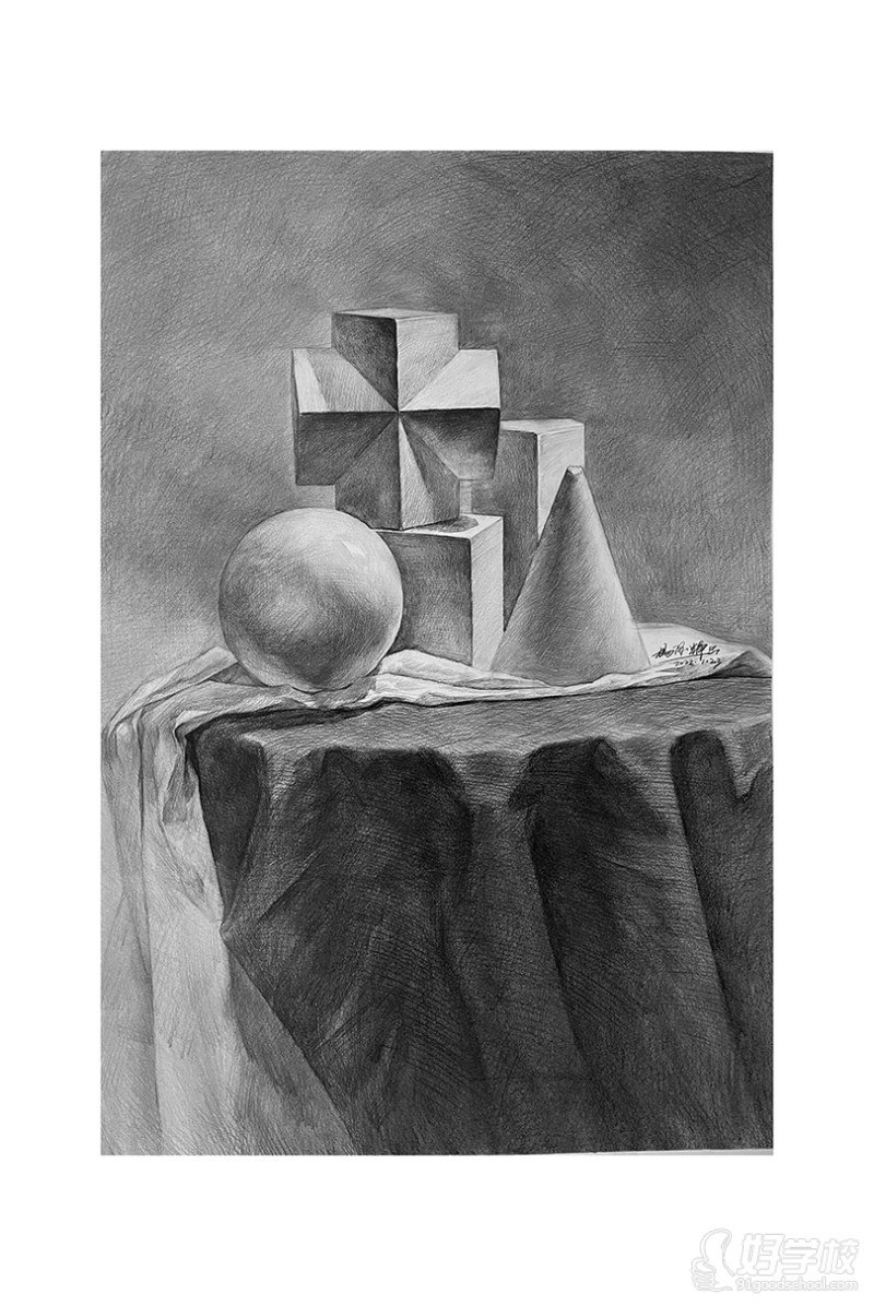 老师作品-素描静物