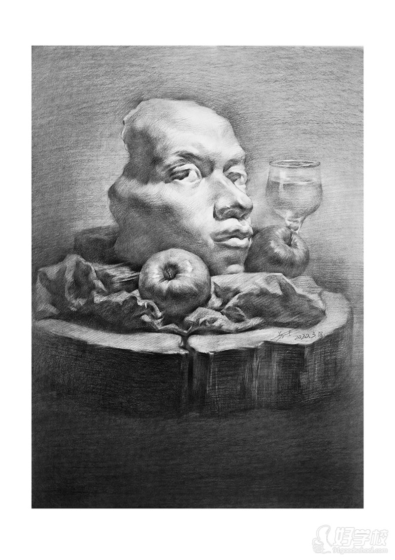 老师作品-素描静物