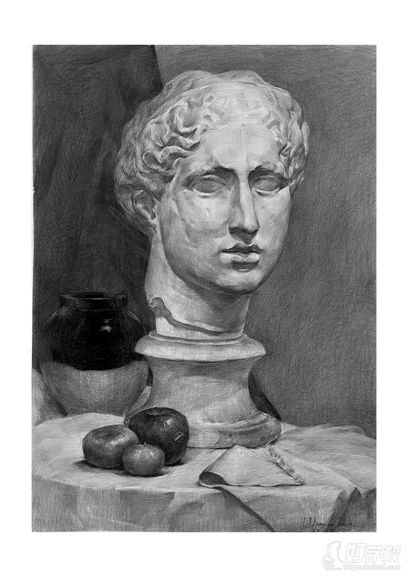 老师作品-素描静物
