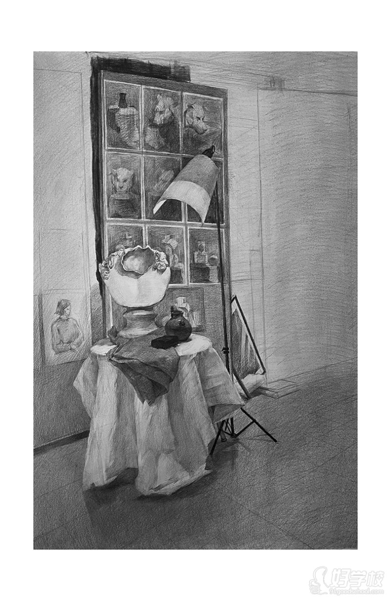 老师作品-素描静物