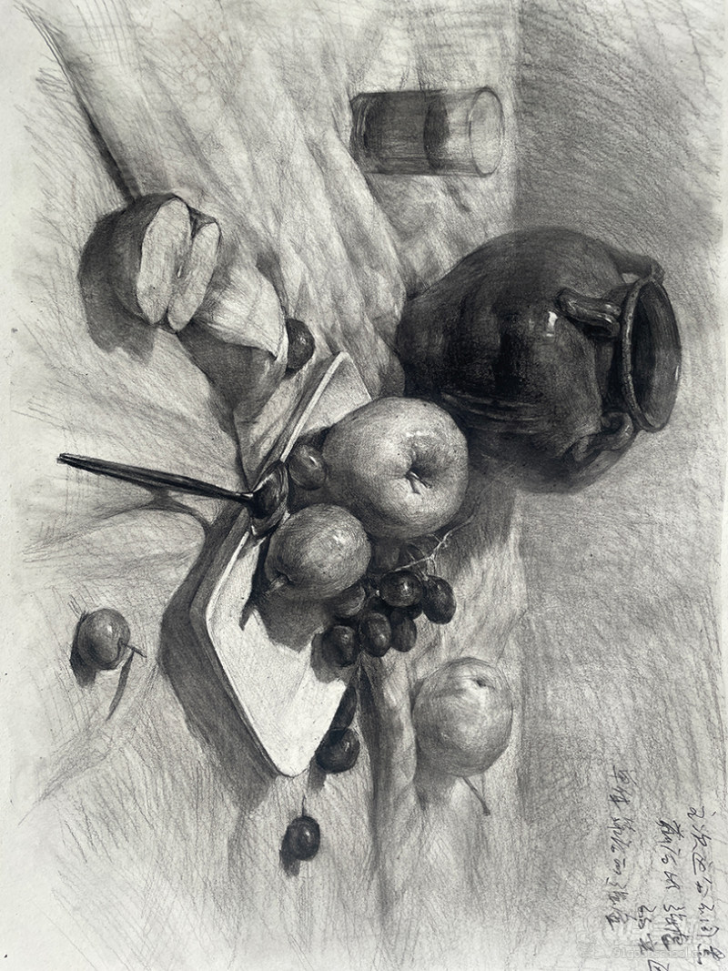 老师作品-素描静物