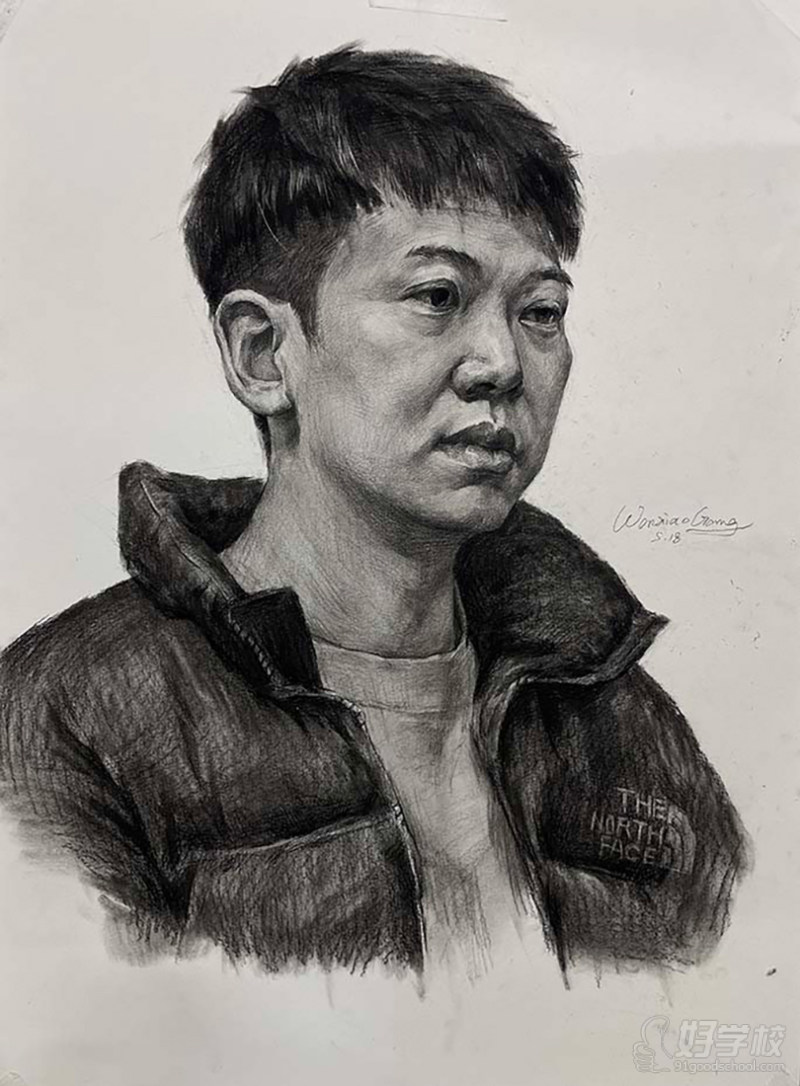 老师作品-素描头像