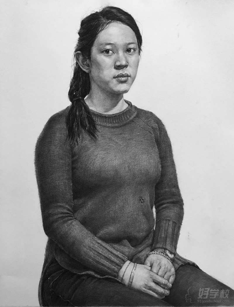 老师作品-素描头像