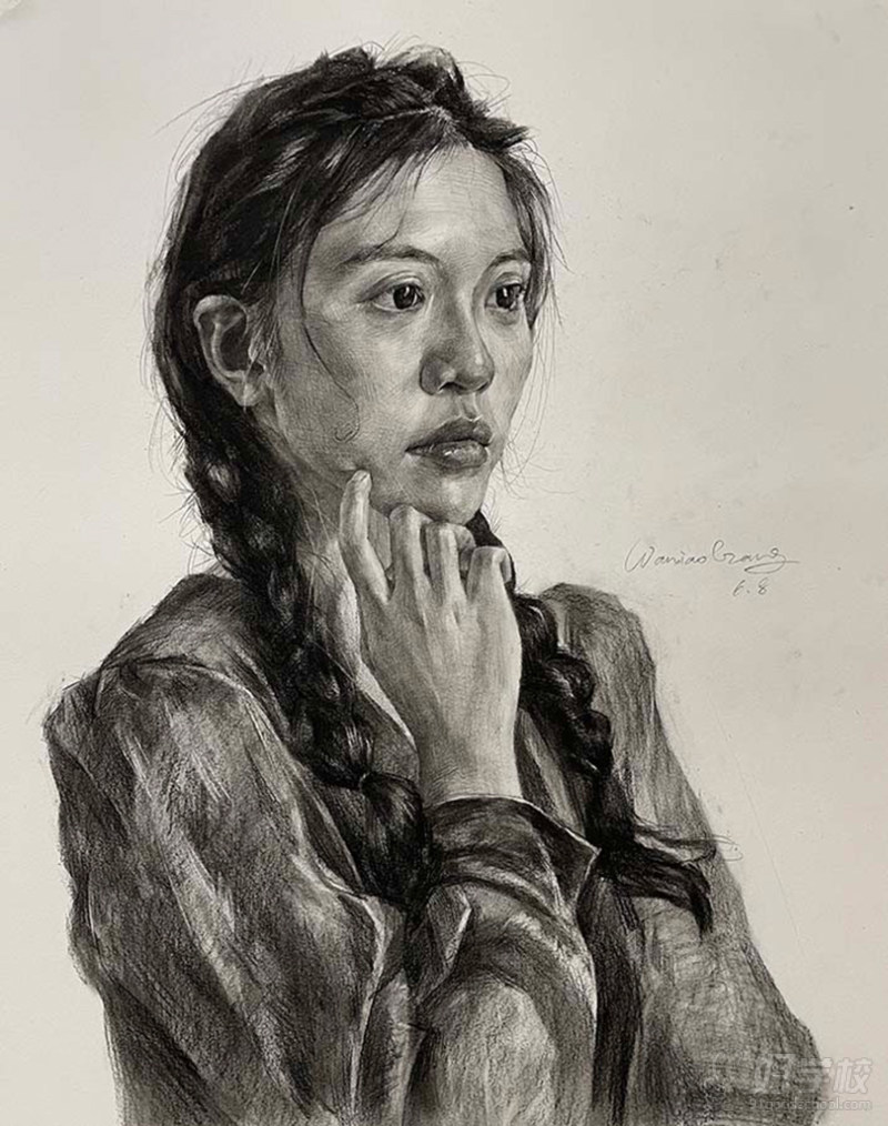 老师作品-素描头像