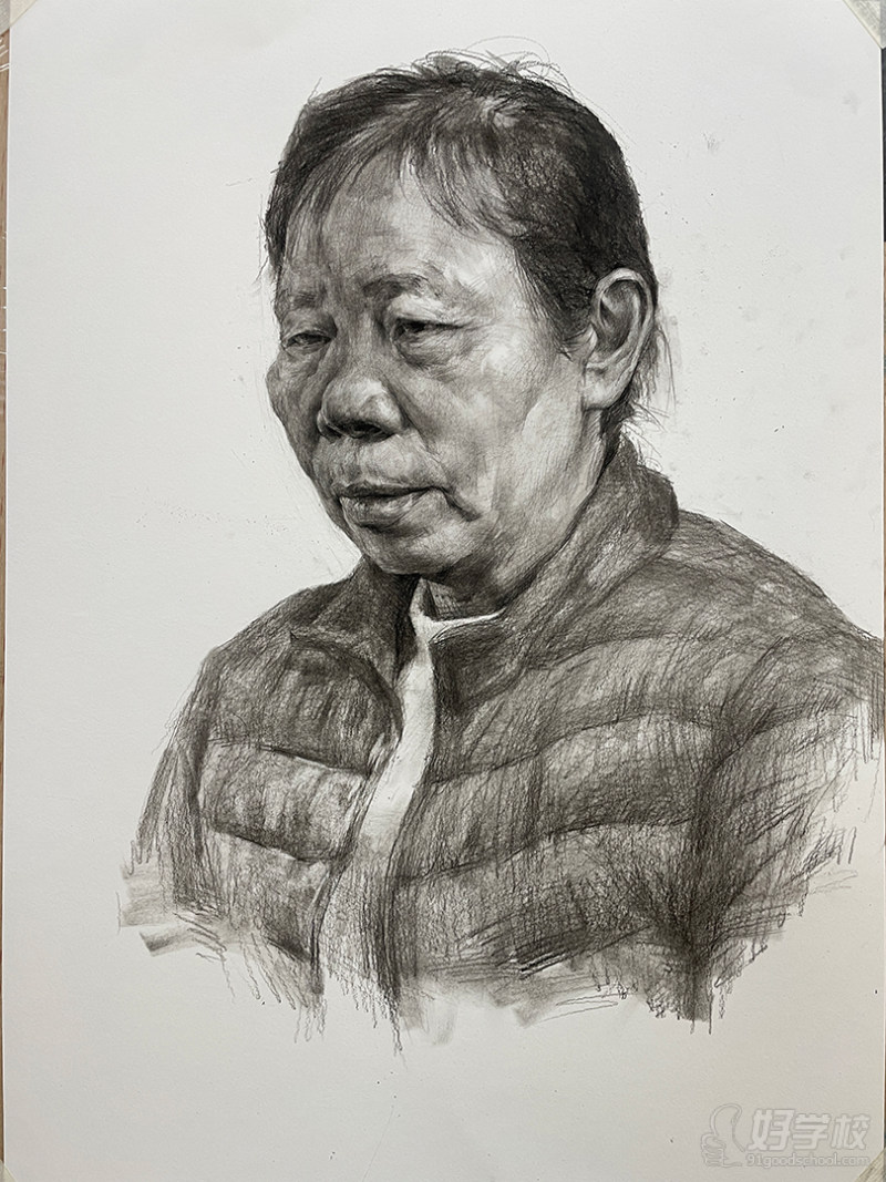老师作品-素描头像