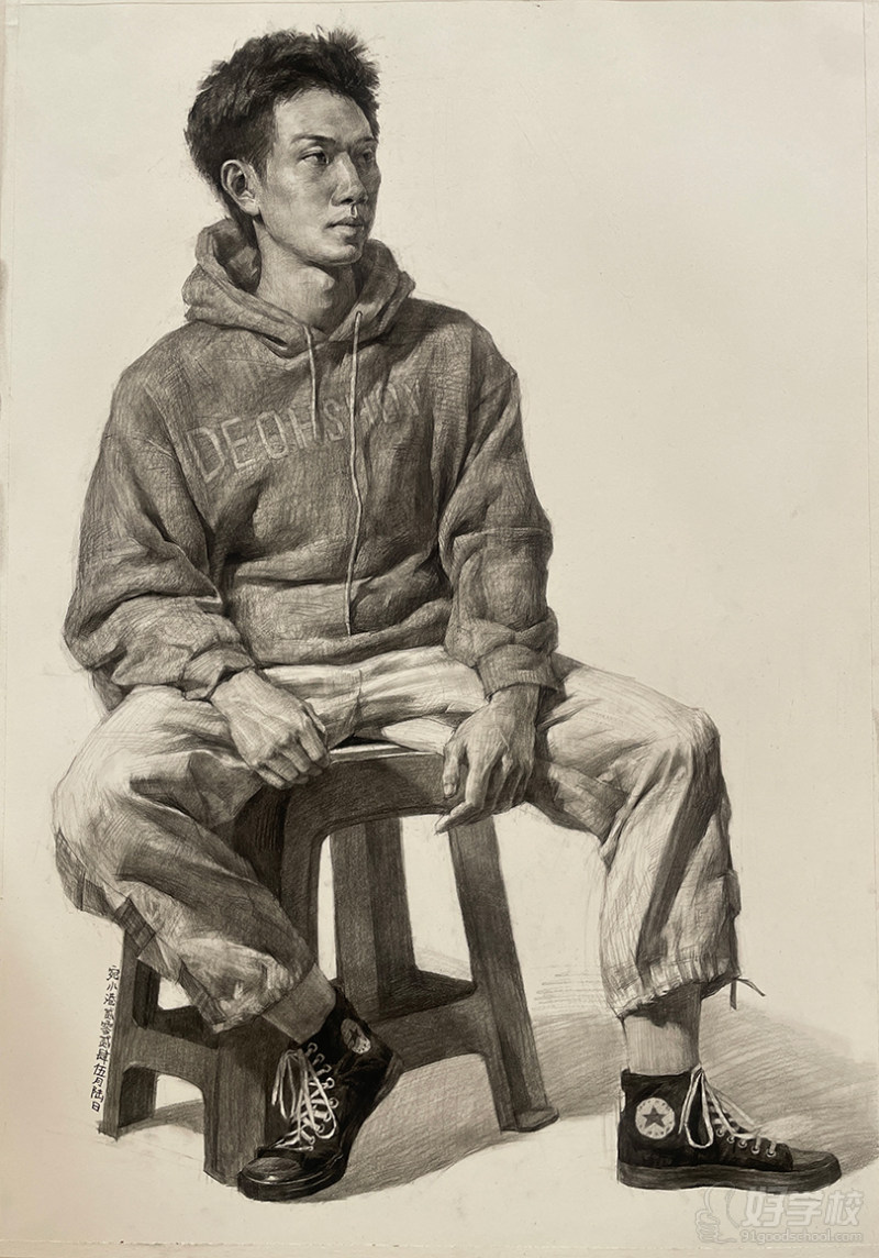 老师作品-素描头像