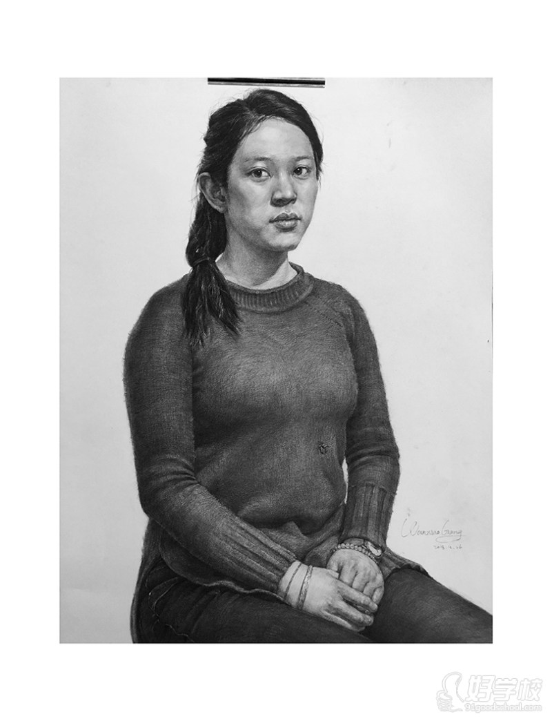 老师作品-素描头像