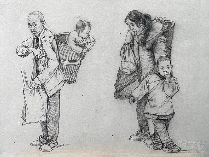 老师作品-速写