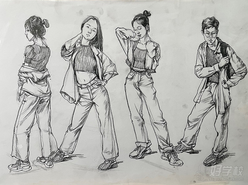 老师作品-速写