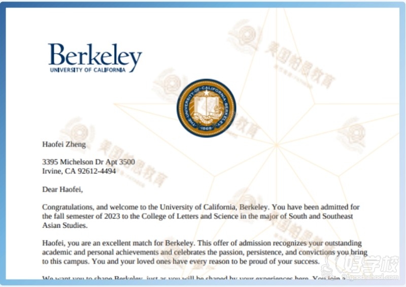 美国地区  本科转学