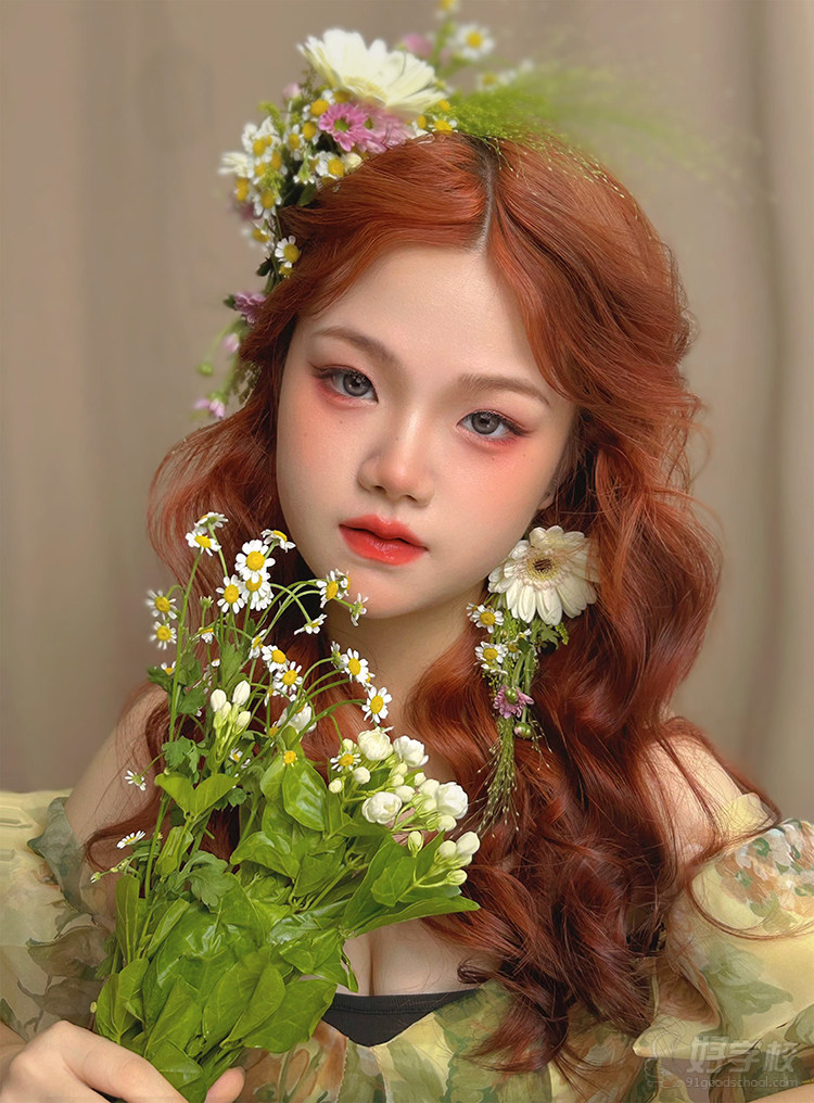 时尚新娘妆整体造