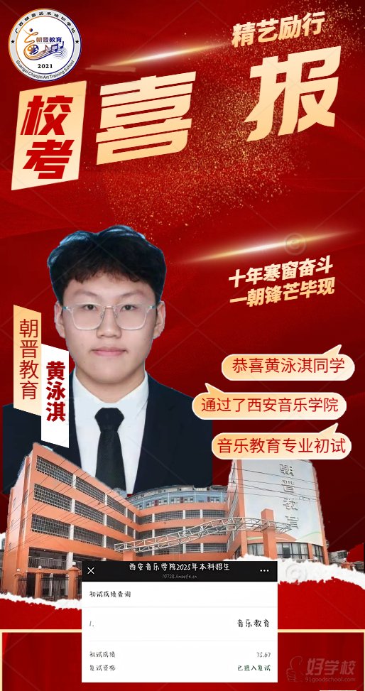 学员喜报