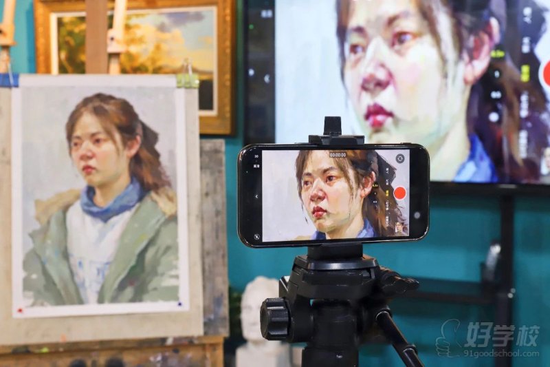 常老师 水粉课堂示范