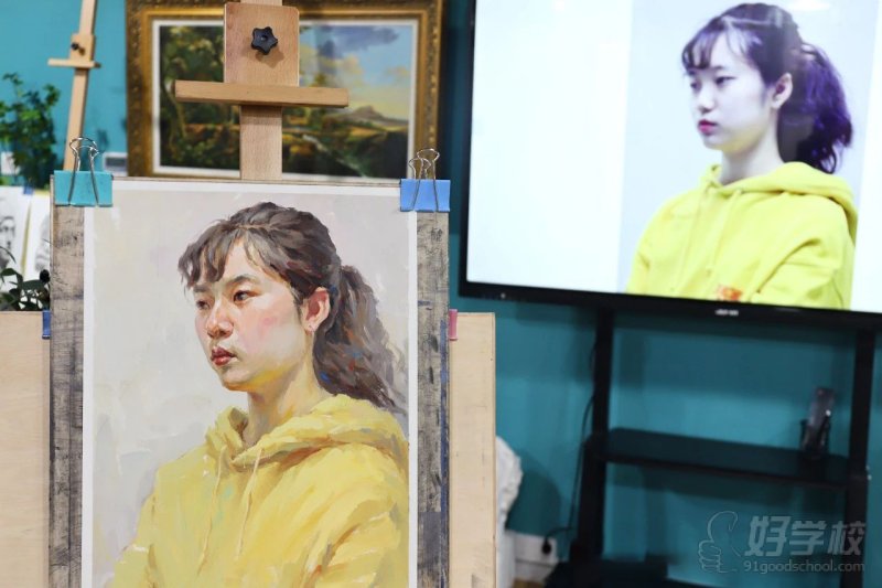 常老师 水粉课堂示范