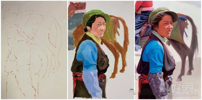 常老师 油画作品创作