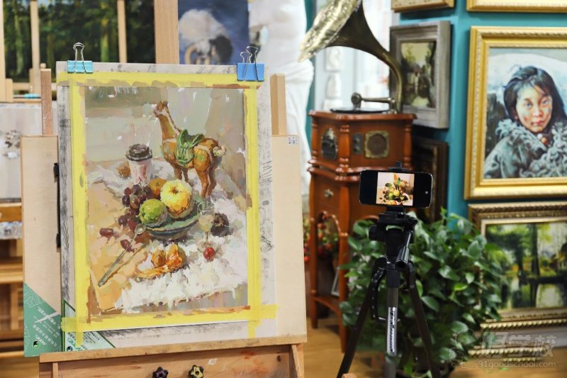 常老师 水粉课堂示范