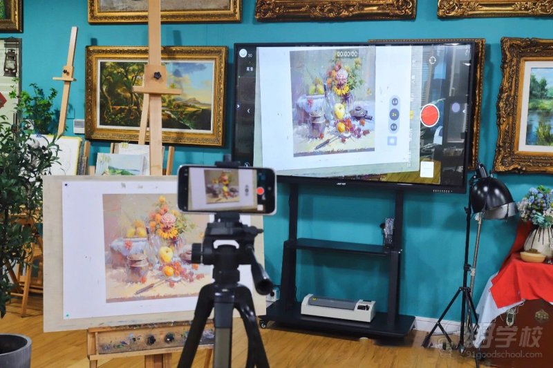 常老师 水粉课堂示范