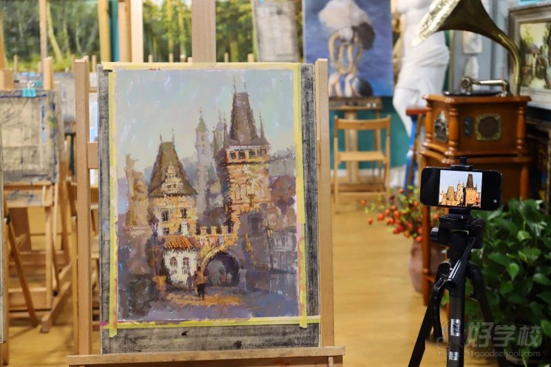 常老师 水粉课堂示范