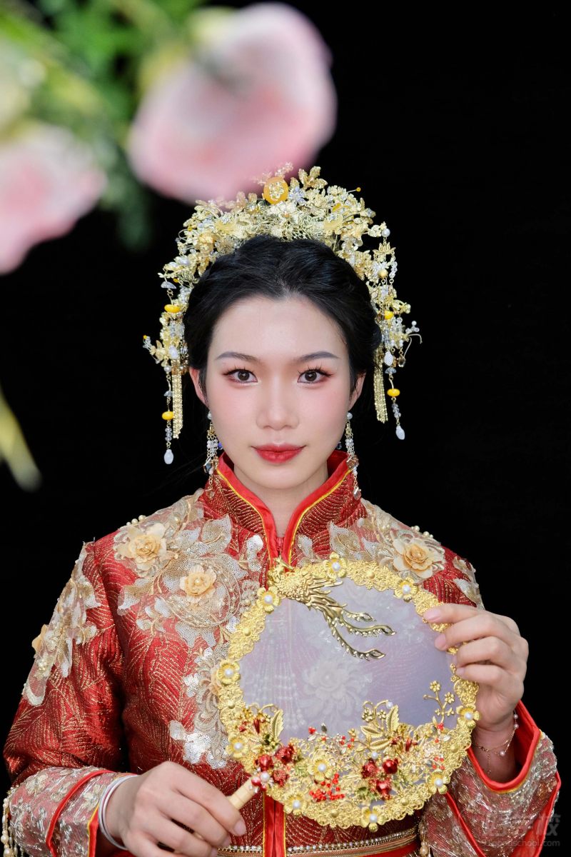 化妆班教学现场