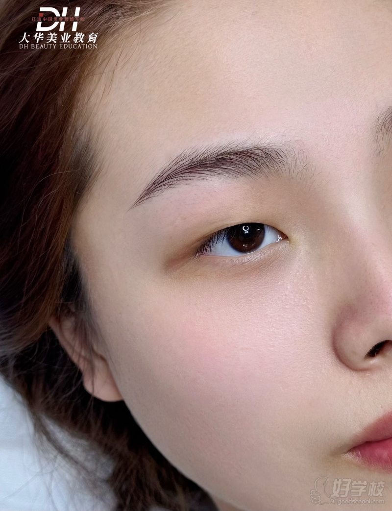 纹绣半永久作品展示