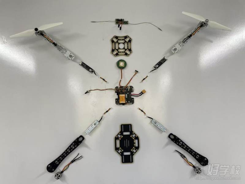 四轴无人机拆解图