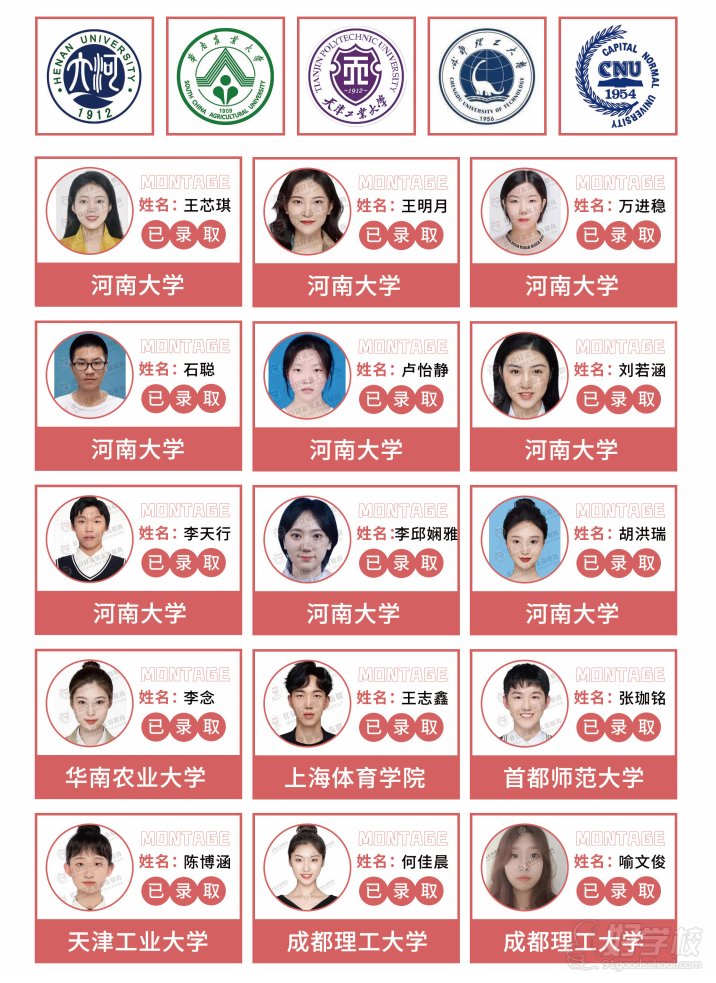 双一流院校已录取