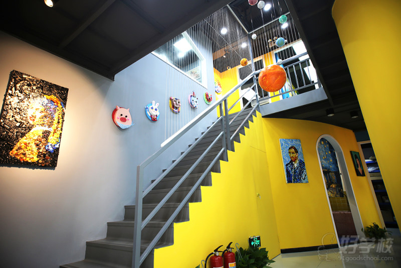 校区内部-楼梯
