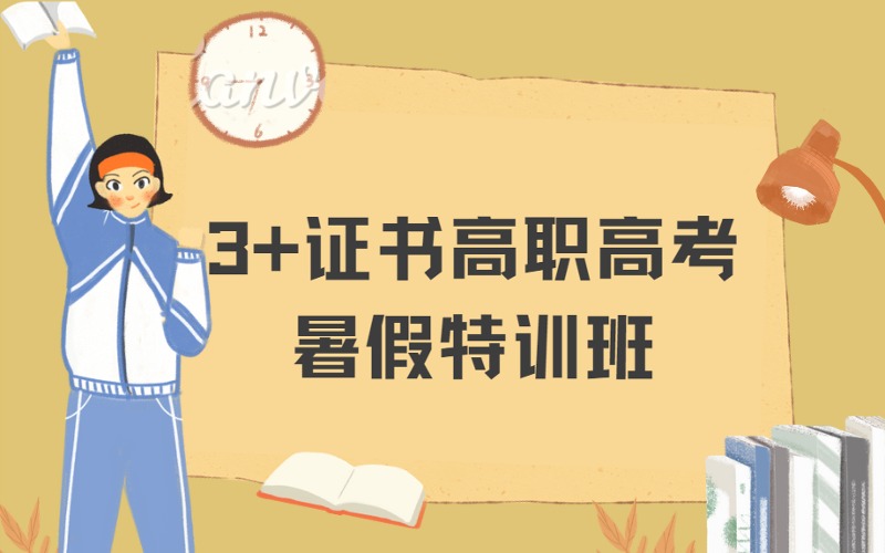 广州3+证书高职高考基础提升暑假特训班