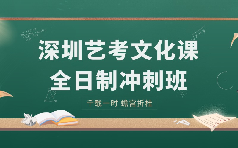 深圳藝考文化課全日制沖刺班
