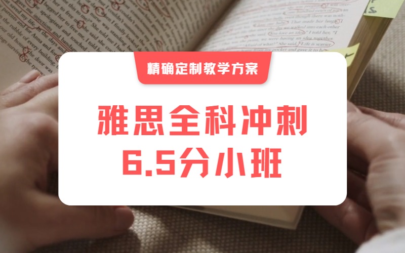 雅思全科冲刺6.5分线上辅导小班