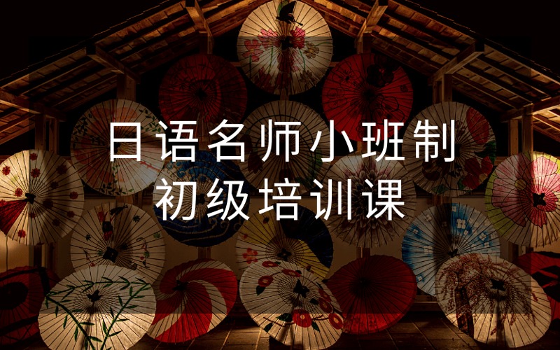 日語(yǔ)名師小班制初級(jí)培訓(xùn)課