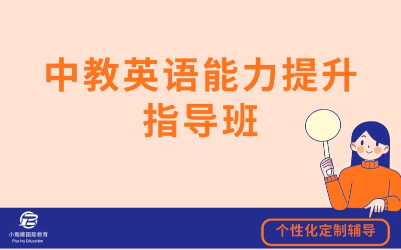 专业中教1v1英语能力提升指导班