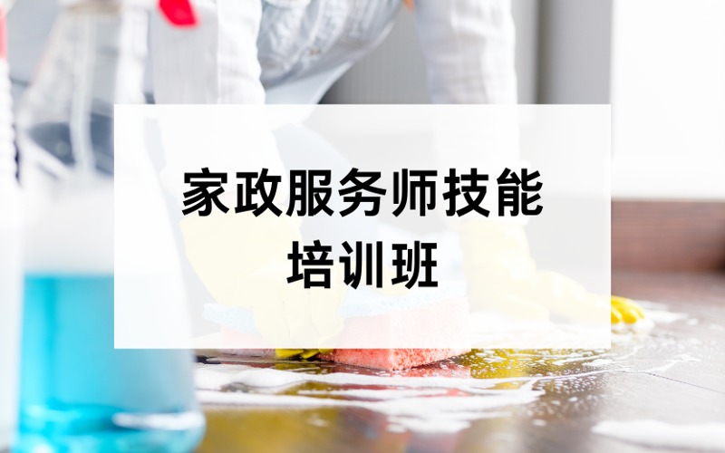 成都政府补贴家政服务师技能培训班