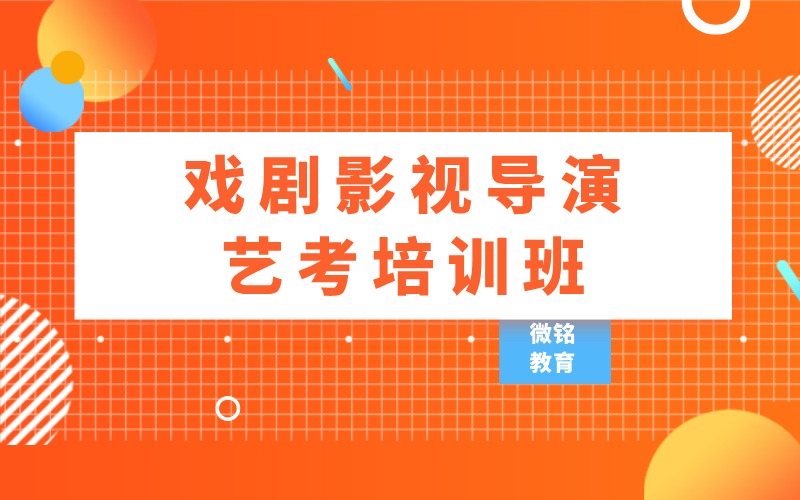 戲劇影視導(dǎo)演藝考沖刺培訓(xùn)班