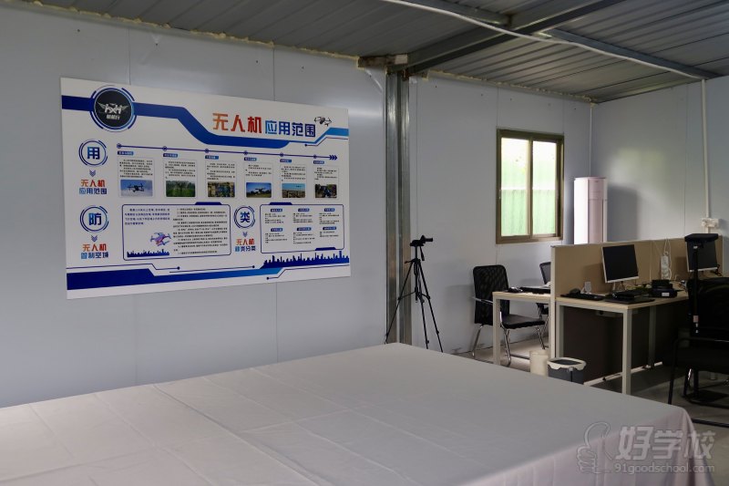 机构环境-无人机宣讲