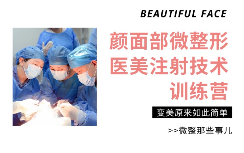 颜面部微整形医美注射技术训练营
