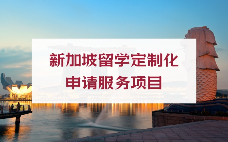 北京新加坡留学定制化申请服务项目