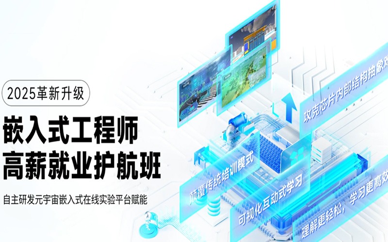創(chuàng)客學院線上嵌入式高薪就業(yè)護航班
