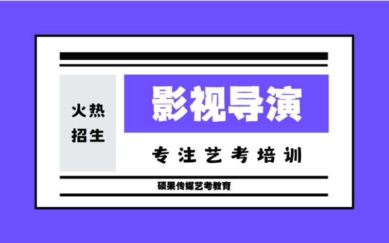江苏戏剧影视导演专业艺考培训班