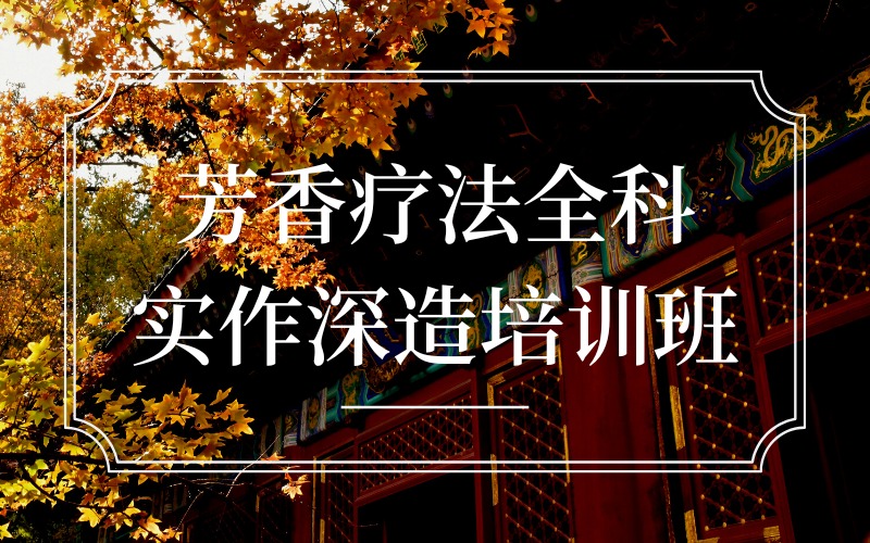 上海芳香療法全科實作深造培訓班