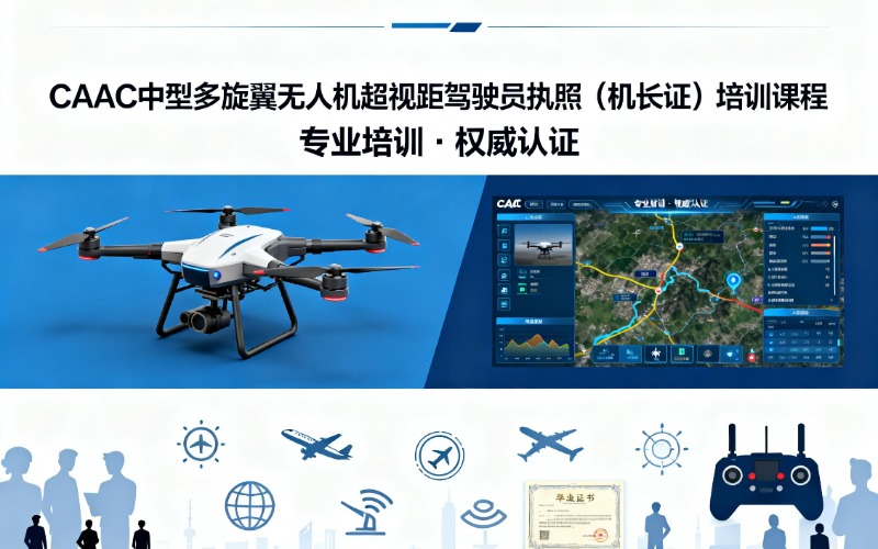 桂林CAAC中型多旋翼無人機(jī)超視距駕駛員執(zhí)照（機(jī)長(zhǎng)證）??培訓(xùn)課程