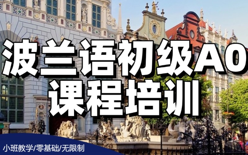 【成人/青少】波蘭語(yǔ)初級(jí)A0課程培訓(xùn)