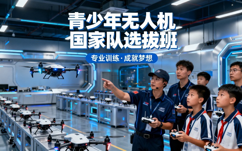 江门青少年无人机国家队选拔班